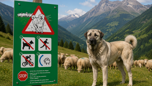 Presque tous les chiens de protection du Valais sont équipés d'un collier GPS
